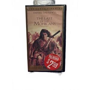 The Last of the Mohicans VHS Widescreen Series